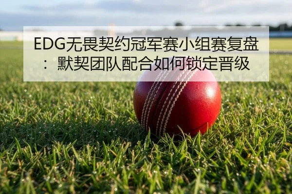 EDG无畏契约冠军赛小组赛复盘：默契团队配合如何锁定晋级